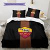 AS Roma Pattern Bedding Quilt Set  Home Decoration  Gift (1 * duvet cover + 2 * pillowcase  without core)