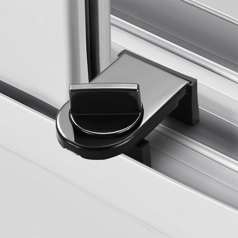 

No-Drill Sliding Door Lock, Child Safety Lock for Sliding Windows, High-Rise Anti-Fall Limiter, Anti-Theft Safety Latch