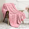 Pink Inspirational Quote Flannel Throw Blanket You Are Loved Strong Brave Encouragement Positive Gift Blanket