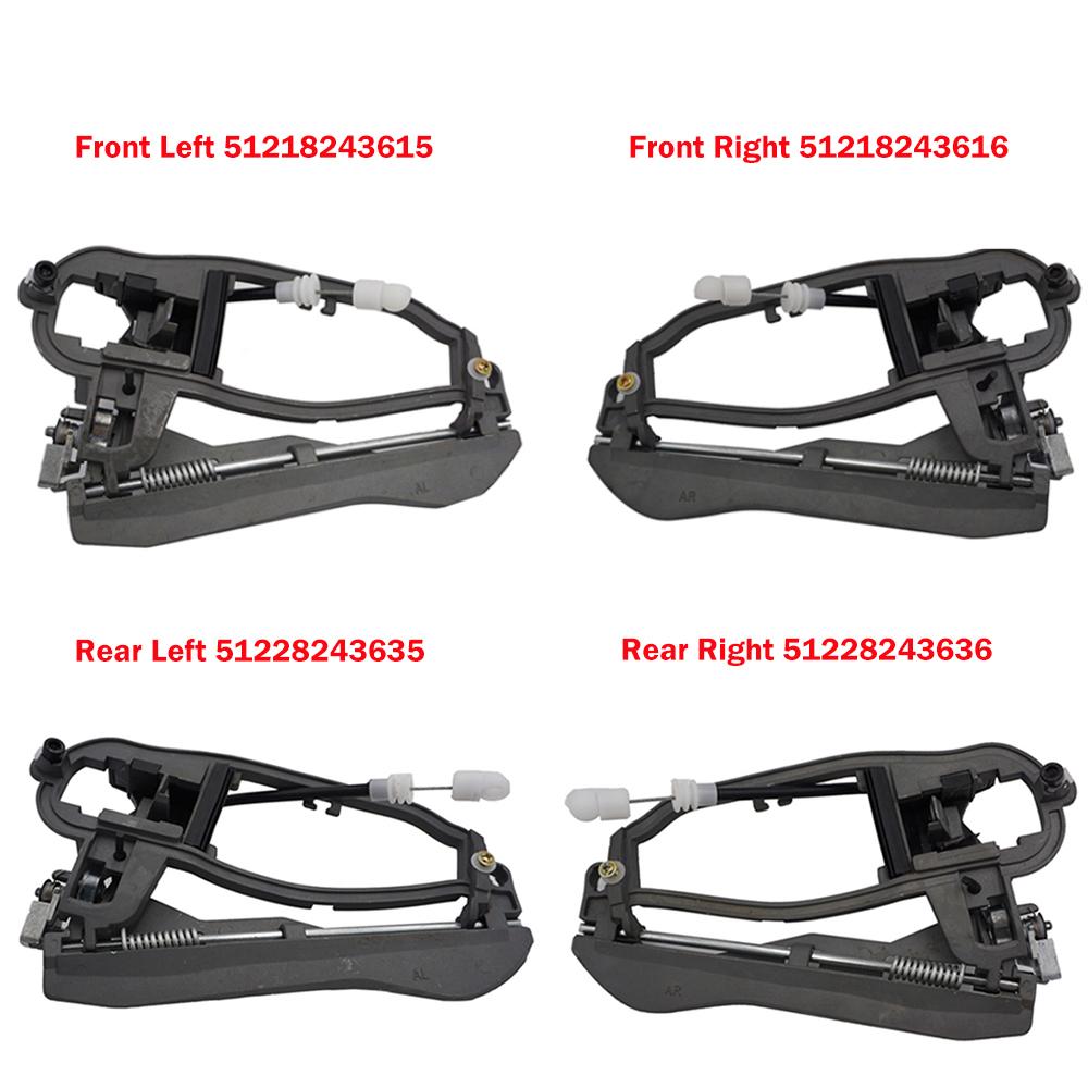 Door Handle Carrier Inner Outside For BMW X5 Off-Road E53 Front Rear Left Right 51218243615 51218243616 51228243635