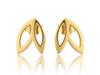 585 Gold Shiny Earrings As a Gift