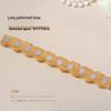 Minimalist Wooden Nail Art Practice Base & Wearable Metal Finger Holder