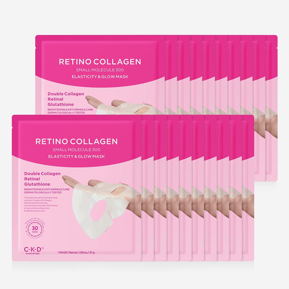 CKD Retino Collagen Low Molecular Weight 300 Firming Radiance Mask 31g 20 Sheets