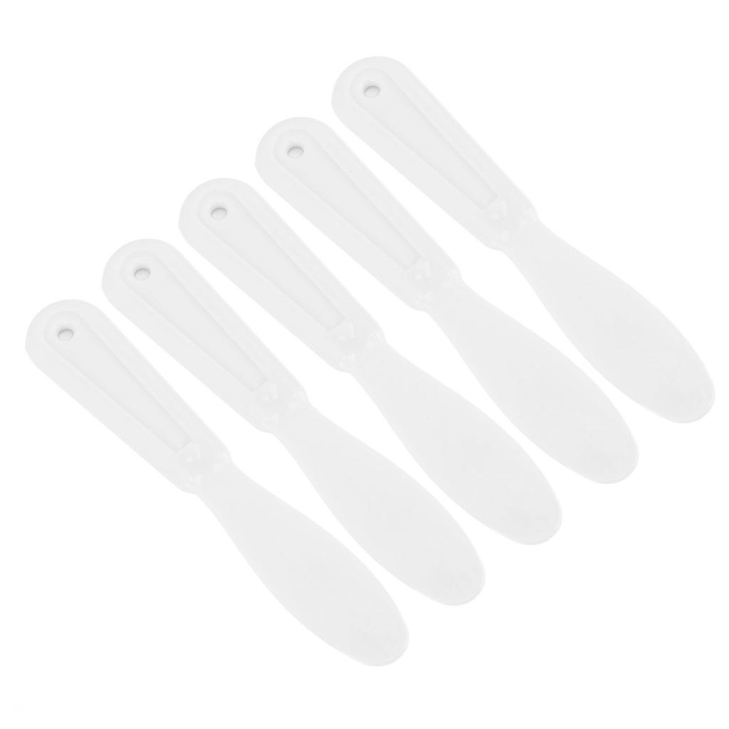 5Pcs Plaster Spatula Ergonomic Soft Touch Labor Saving Wear Resistant Mixing Stirring Spatula for
