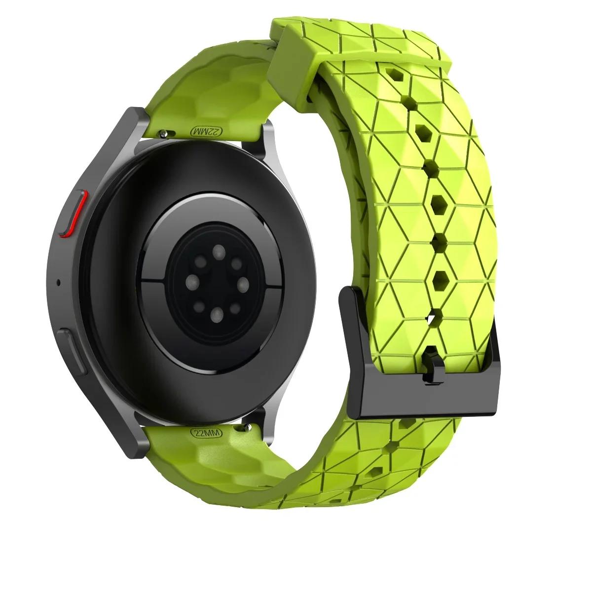 

20mm 22mm Silicone Strap for Huawei Watch GT6 Pro/GT6/GT5/5/4/3 46mm Replaceable Bracelet for Amazfit Bip 6 5/Balance 2/GTR Band 20mm width зелений