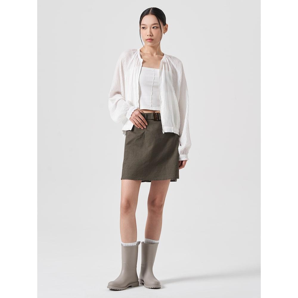 8SECONDS Belted Skirt Pants Khaki