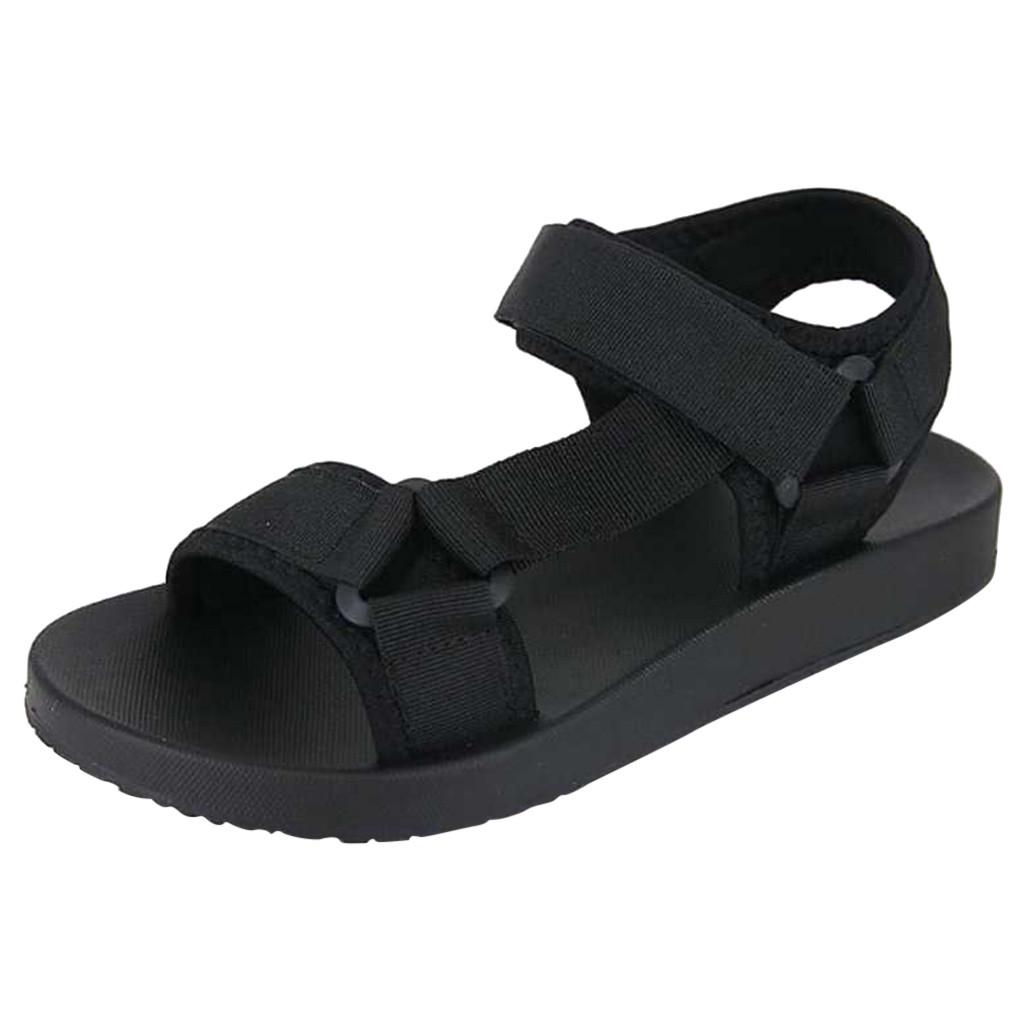 Damen-Damenmode, lässig, solide, offene Zehenplattform, Sandalen, Strandschuhe