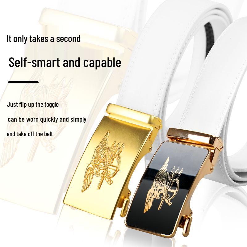 Black Security Duty Patrol Waistband with Automatic Buckle