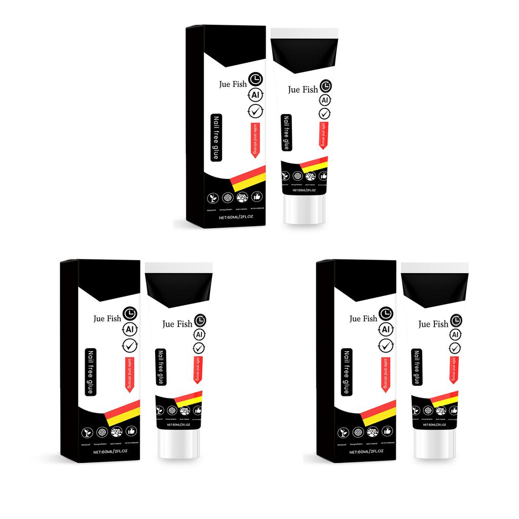 No Drill Adhesive Heavy Duty Instant Hold Gap Filling for Wood, Ceramic, Metal, Mirror Fast Cure Strong Bonding Glue Home Repair