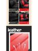 Durable, easy-clean leather steering wheel cover and seat cushion set for Geely Bin Yue.