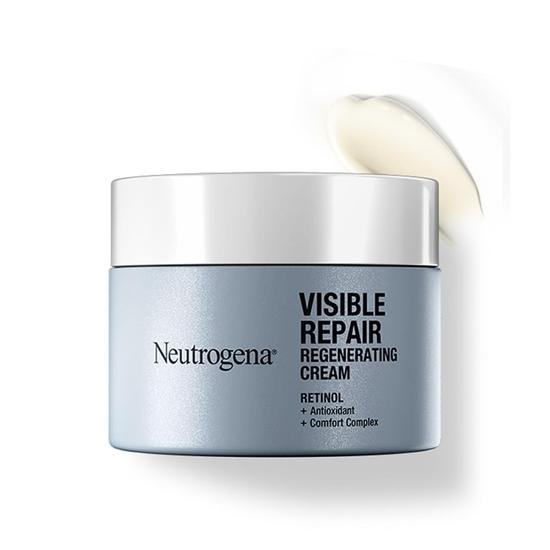 

Дневной и ночной крем Neutrogena Visible Repair Retinol: Увеличивает выработку коллагена для борьбы со старением, морщинами и тонкими линиями 50 г
