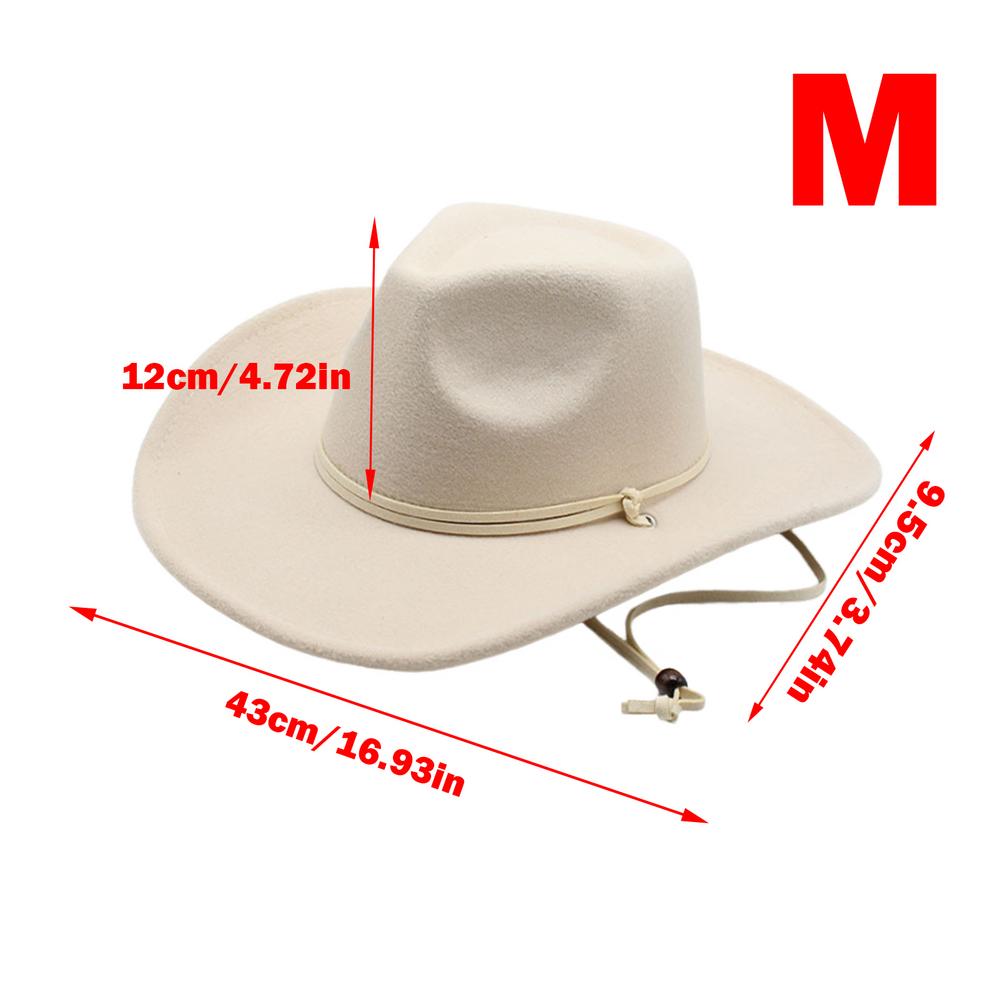 Western Cowboy Hat Classic Western Cowgirl Hat Comfortable Cowboy Hat Plain Sun Hat Western Accessory For Men Women Costume
