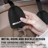 1/2pcs Leather Car Seat Back Hooks Portable Hanging Bag Rack For Mercedes Benz AMG W212 W205 W246 W177 W176 W213 GLC GLE GLS ML Welcome Laser Lamp