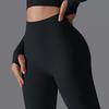 Seamless High-Waisted Yoga Pants with Peach Lift - Quick-Dry and Breathable for Running and Fitness