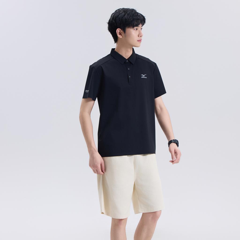Mizuno Polo Shirts Unisex Lapel Moderate Straight Fit A2CA3143