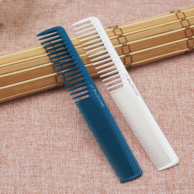 Barber Hair Accessories Professional Hair Cutting Comb Anti-Static Flat Head Cutter Comb Finetooth Haircut Brush Salon Tools
