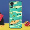 Cute Capybara Phone Case For Xiaomi Redmi Note 14 Pro 13 12 11 9 10 15 Pro Plus 10C 12C 14C 13C 15C Cover