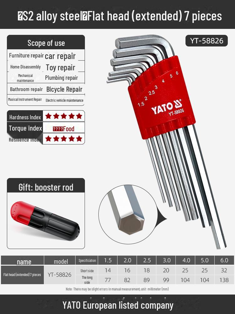 Yiertuo Hexagonal Wrench & Screwdriver Set
