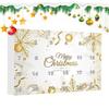 Christmas Countdown Jewelry Gift Box 24 Days Woman Fashion Jewelry Necklace Set For Holiday Party Date Gathering