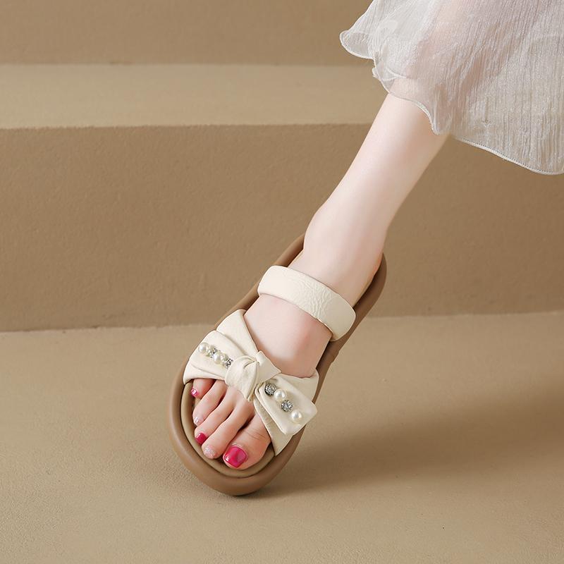 Fashion Butterfly-Knot House Slippers Platform Shoes Woman 2025 Pantofle Luxury Slides New Designer Butterfly-knot Fashion Shoes Butterf