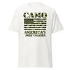 CAMO America's Away Colors - Patriotic US Military Themed T-Shirt, Unisex