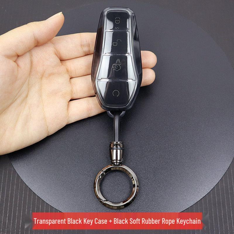 Ultra-Thin Key Case for BYD Models: Dolphin, Qin Plus, Yuan, Song Pro, Seagull, Leopard, Tang, Han, Frigate, Destroyer
