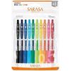 Zebra Gel Ballpoint Pen Sarasa Clip 0.5mm 10 Color Set N JJ15-10C-N