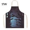 Novelty Barbecue Apron Halloween Butcher with Realistic Blood Stain, Washable Protective Work Apron, Carnival Party Wear Horror Costume Prop