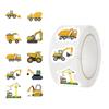 500Pcs Construction Vehicle Sticker Roll For Kids Reward Encourage Sticker For Labels Thank You Sticker Kids Toys