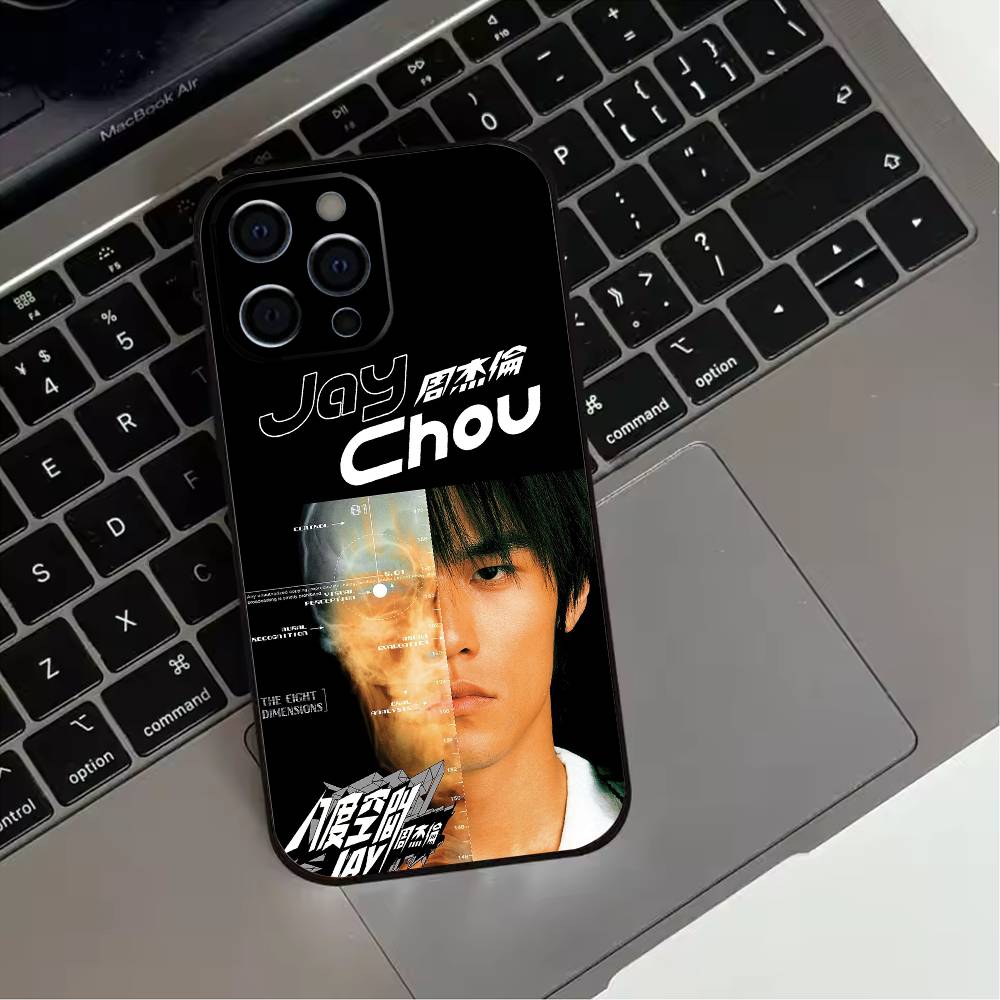 Singer Jay Chou Phone Case For iPhone 17,16,15,14,13,12,11 Plus,Pro Max,XS,Soft Silicone Black Cover