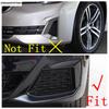 Front Fog Light Lamp Eyelid Eyebrow Bumper Corner Strip Decor Cover Trim Accessories For BMW 5 Series G30 525i 530i 2017 -