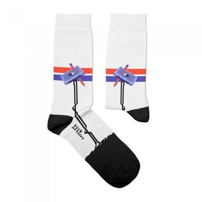 Sock Affairs Unisex Adult Cassette Rewind Socks