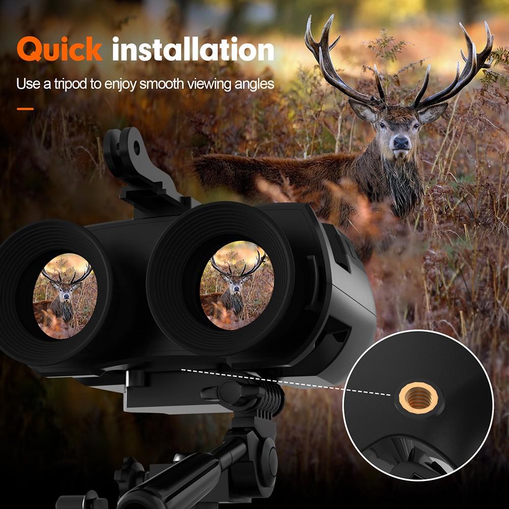 GTMEDIA N4 Night Vision Binoculars, 1.54-inch HD Screen, 1920*1080 30FPS, 5x Zoom, 7 Levels IR, 300m Night Vision, 2000mAh Battery