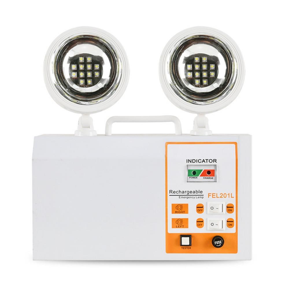 3W Power LED Emergency Light Double Head Fire Emergency Light Emergency Light  Corridor Lighting