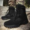 Large size high-top outdoor hiking shoes training tactical combat boots wear-resistant and comfortable