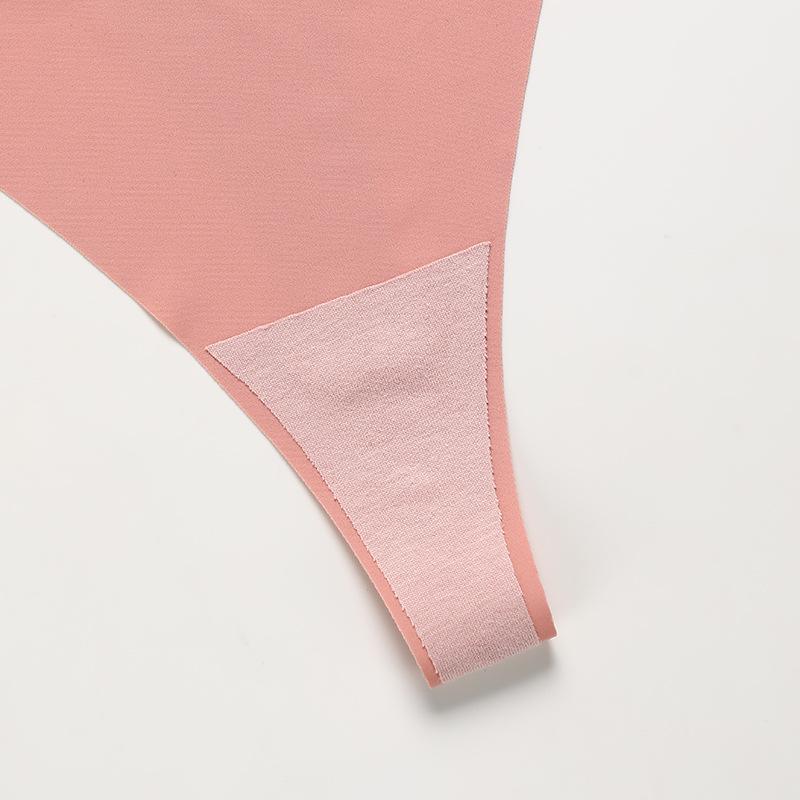 Sexy sports fitness T-shaped underwear women's low waist pure cotton crotch breathable European and American underwear pure cotton crotch t-word pants