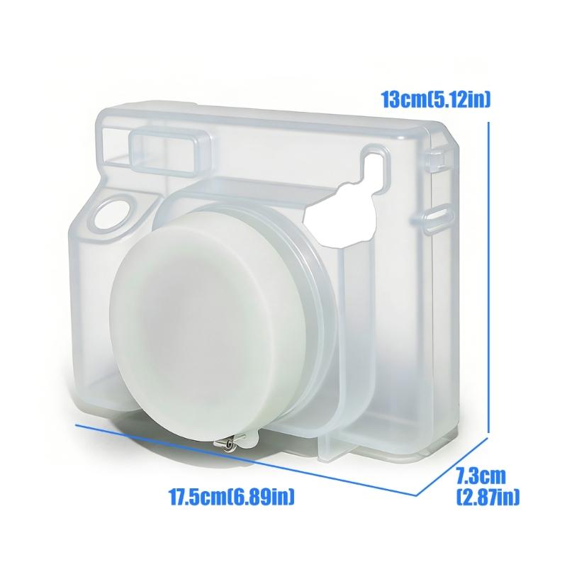 Clear Protective Case For Wide 400 Camera Durability PC Shell High Transparency Cover Housing with Lens Cover Cap