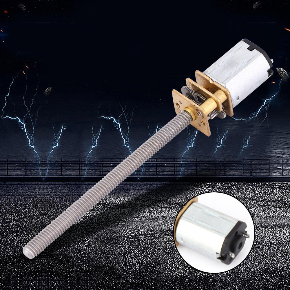 N20 Gear Motor   Screw Speed Reduction Motor M4x55mm 6V Ball Screw Part(500)