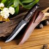 Meat Boning Butcher Knife High Carbon Steel Handmade Forged Kitchen Knives Chinese Meat Cleaver Knife Cooking Tool With Sheath