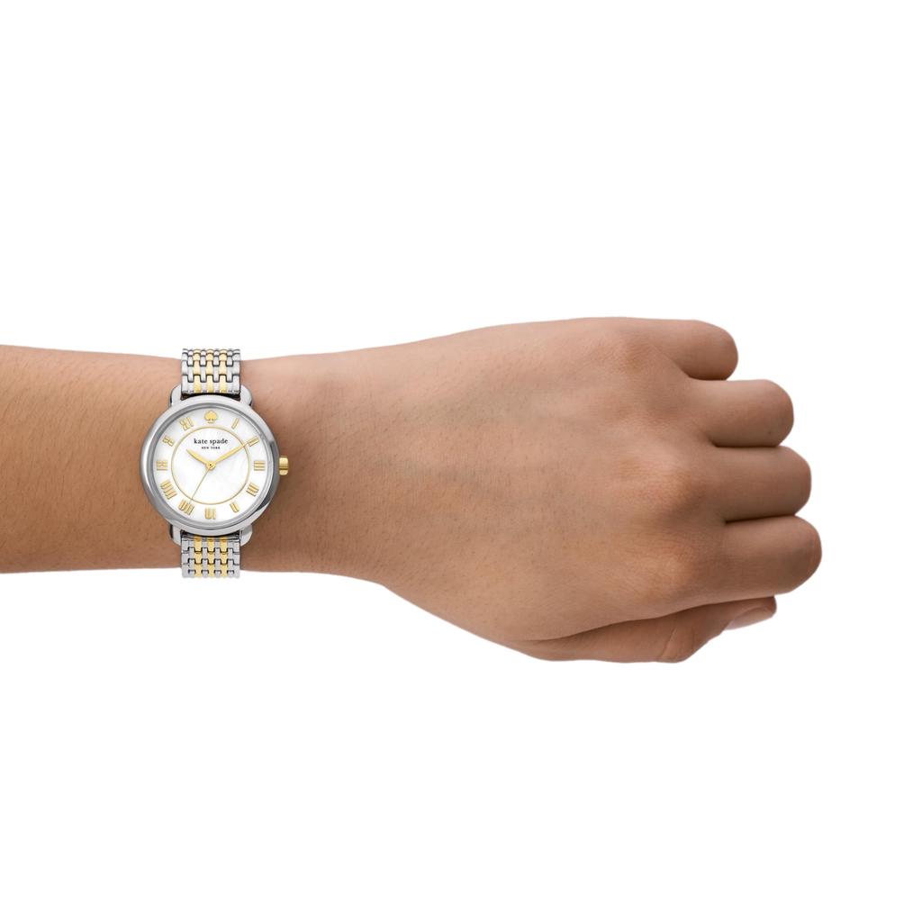 Spade Neue LILY AVENUE KSW1822 Silber Gold Uhr [Kate York] Damen &