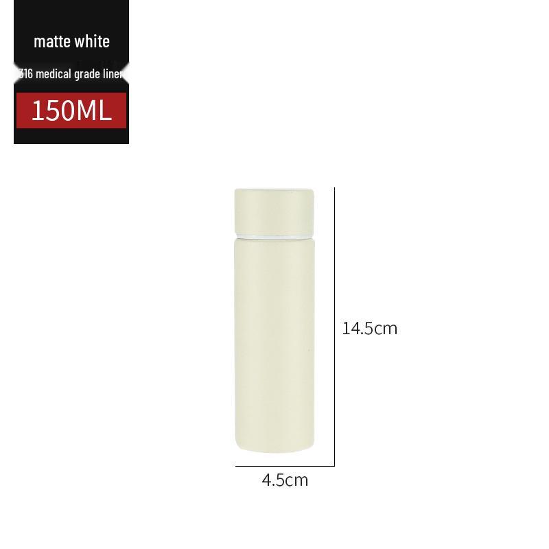 Mini Vaso Termo Delgado de 100 ml para Mujeres - Ultracompacto, Portátil, Diseño Simple