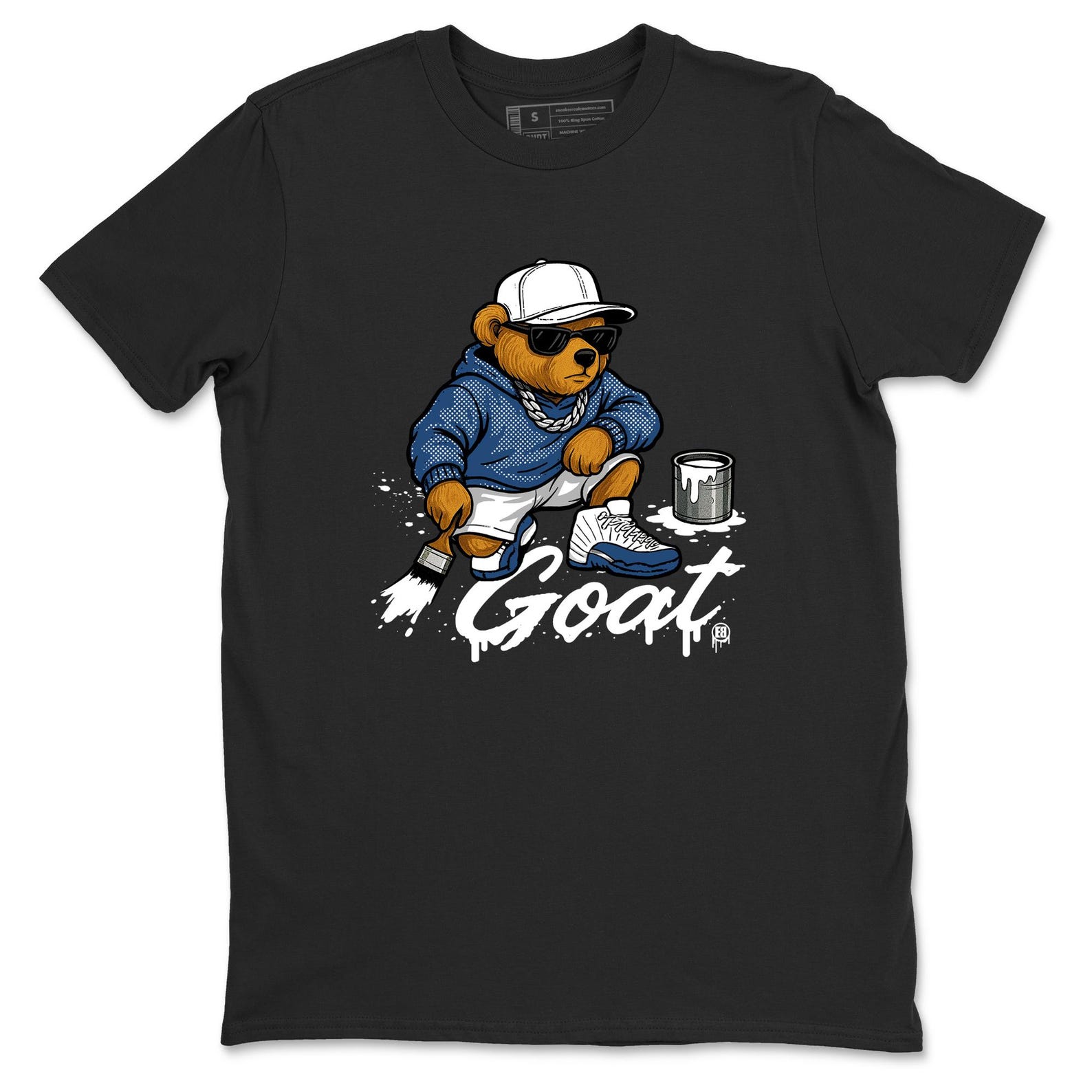 Drip the GOAT Graphic Tee. Streetwear Graphic T-Shirt. Matching 12s French Blue XL