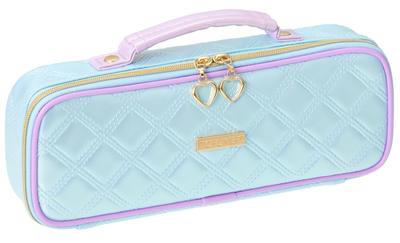 Raymay Fujii Pencil FSB1391A Case, Topliner, Quilted, Blue,