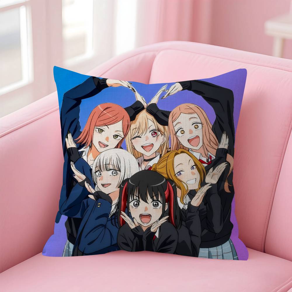 My Dress Up Darling Anime Maple Design Cushion Cover Happy Autumn Harvest decor Holiday Decorati Pillow Cover