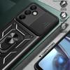 Magnetic Ring Armor funda for Samsung Galaxy S24 FE Case for Samsung S24 Ultra M15 F15 M55 A15 A55 A35 M54 Case slide Lens Cover