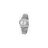 BUREI Women's Analog Quartz Watch Silver Stainless Steel Waterproof Diamond Dial Business Style