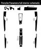 Carbon Fiber Gear Panel Stickers for 10-16 Panamera Interior Decoration