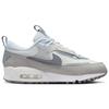Nike  Air Max 90 Futura White Pure Platinum Women Sneakers Summit-White Football-Grey Wolf-Grey DM9922-103