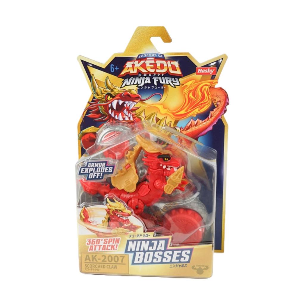 Hassey AKEDO S7 Japanese Ninja Boss Scorched Claw Legend of Akedo LEGENDS OF AKEDO NINJA FURY Top-in [Official Product]