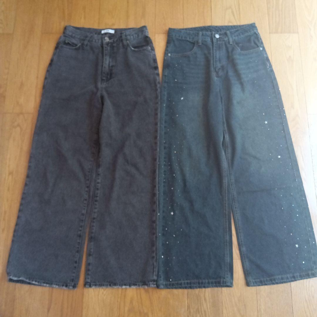 Beautiful item WEGO & SHEIN Sparkly damaged denim L